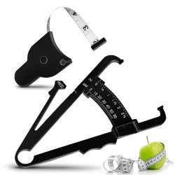 ⭐ Kit Fitness Control Adipómetro  Cinta Métrica medidores grasa corporal