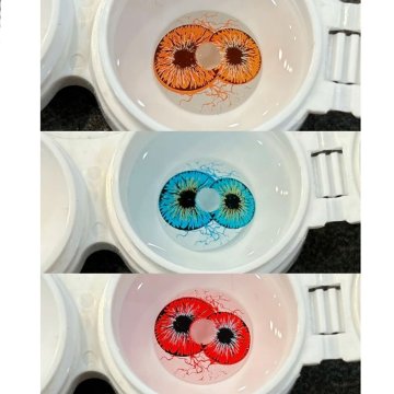 Lentes Crazy Dicoria Doble Iris Epicos Tripupila Efectos Especiales FX