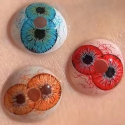 Lentes Crazy Dicoria Doble Iris Epicos Tripupila Efectos Especiales FX