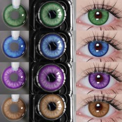 ⭐ Lentes de Contacto para Cosplay Bling Blink