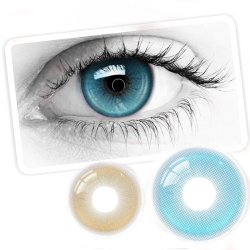 ⭐ Lentes de Contacto Cosplay Monaco Efecto Iluminado Dolly Eyes