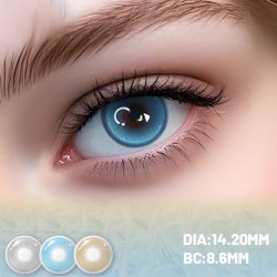 ⭐ Lentes de Contacto Cosplay Monaco Efecto Iluminado Dolly Eyes