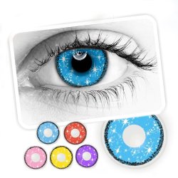 ⭐ Lentes de Contacto Cosplay Stars hd Kawaii
