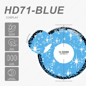 ⭐ Lentes de Contacto Cosplay Stars hd Kawaii