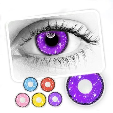 ⭐ Lentes de Contacto Cosplay Stars hd Kawaii