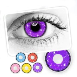 ⭐ Lentes de Contacto Cosplay Stars hd Kawaii