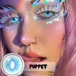 ⭐ Lentes Halloween Cat Puppet Dragón Crazy FX