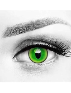 ⭐Lentes Halloween Cat British Green Dragón Crazy de Pupila Vertical