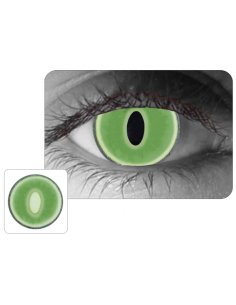 ⭐Lentes Halloween Cat British Green Dragón Crazy FX 2