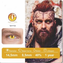 ⭐ Lentes Halloween Cat British Spiriteye Dragón Crazy FX