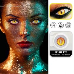 ⭐ Lentes Halloween Cat Spiriteye Dragón Crazy de Pupila Vertical