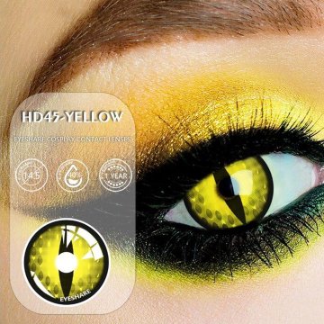 ⭐ Lentes Halloween Raptor Crazy de Pupila Vertical