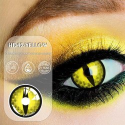 ⭐ Lentes Halloween RAPTOR Crazy Lens