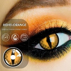 ⭐ Lentes Halloween Raptor Crazy de Pupila Vertical