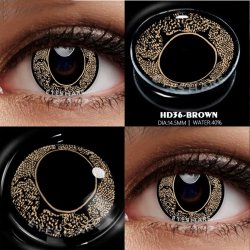 ⭐Lentes Halloween Dragón Dino GOANA Crazy Lens FX