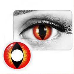 ⭐ Lentes Halloween Cat Dragon Banshee Fuego