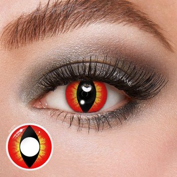 ⭐ Lentes Halloween Cat Dragon Banshee Fuego