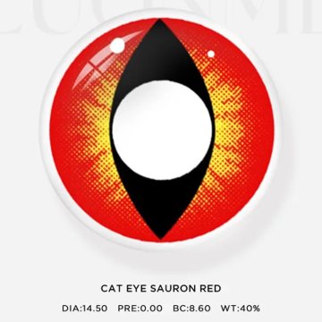 ⭐Lentes Halloween Cat Dragon de Fuego Banshee Fire de Pupila Vertical