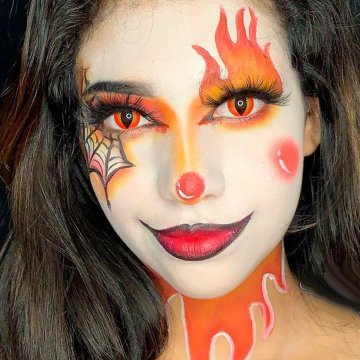 ⭐ Lentes Halloween Cat Dragon Banshee Fuego