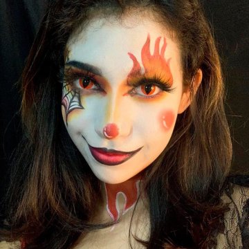 ⭐ Lentes Halloween Cat Dragon Banshee Fuego