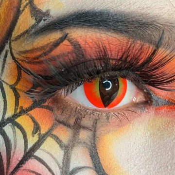 ⭐ Lentes Halloween Cat Dragon Banshee Fuego