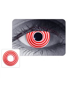 ⭐ Lentes de Contacto Locos  Espiral Crazy Halloween Disfraz