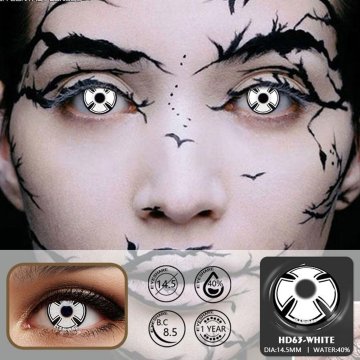 ⭐ Lentes de Contacto Locos Cruz De Hierro Crazy Halloween Disfraz