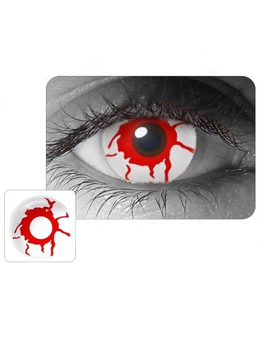 ⭐ Lentes Crazy BloodShot Trauma Sangre FX