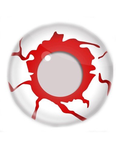 ⭐ Lentes Crazy BloodShot Trauma Sangre FX