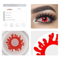 ⭐ Lentes Crazy Wild Blood Trauma Sangre FX
