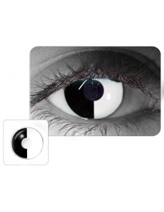 ⭐ Lentes de Contacto Locos de Fantasía Crazy Noche Negra Halloween