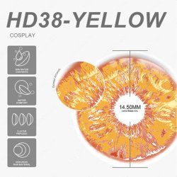 ⭐ Lentes Crazy Solar Amarillo