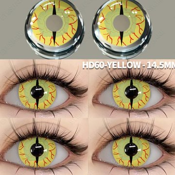 ⭐ Lentes Crazy Reptil Amarillo