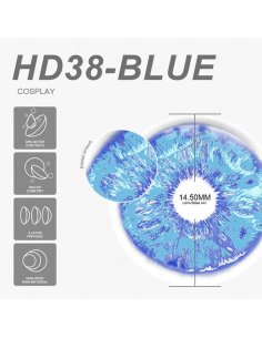 ⭐ Lentes Crazy Solar Azul 2