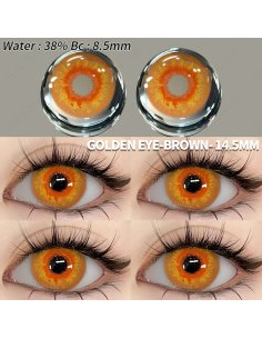 ⭐ Lentes Crazy Golden Brown 2