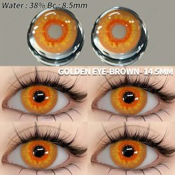 ⭐ Lentes Crazy Golden Brown