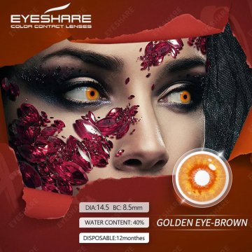 ⭐ Lentes Crazy Golden Brown