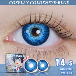 ⭐ Lentes Crazy Golden Blue