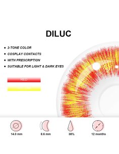 ⭐ Lentes Crazy Diluc Rengoku 2