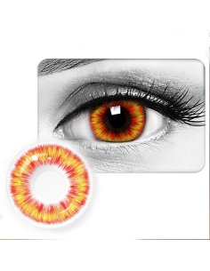 ⭐ Lentes de Contacto Cosplay Diluc Demon de Genshin Impact