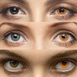 ⭐ Lentes de Contacto Cosplay Diluc Demon de Genshin Impact