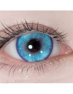 ⭐  Lentes Crazy Angel Wing Azul 2