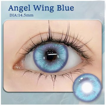 ⭐  Lentes Crazy Angel Wing Azul