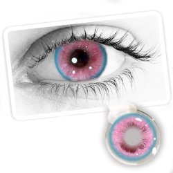 ⭐Lentes Crazy Angel Wing Rosado