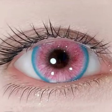 ⭐Lentes de Contacto Cosplay Angel Wing Rosado Kawaii