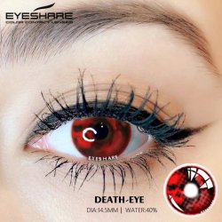 ⭐ Lentes de Contacto Locos Crazy Fantasía  Ojo De La Muerte halloween