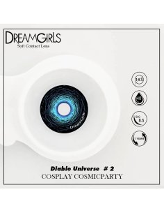 ⭐ Lentes de Contacto Locos Crazy de Fantasía Diablo Universe 2