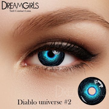 ⭐ Lentes de Contacto Locos Crazy de Fantasía Diablo Universe