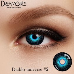 ⭐ Lentes de Contacto Locos Crazy de Fantasía Diablo Universe