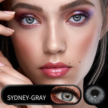 ⭐ Lentes Cosméticos Sydney Color Gris
